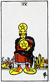 [picture of Four of Pentacles]