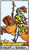 [picture of Knight of Wands]